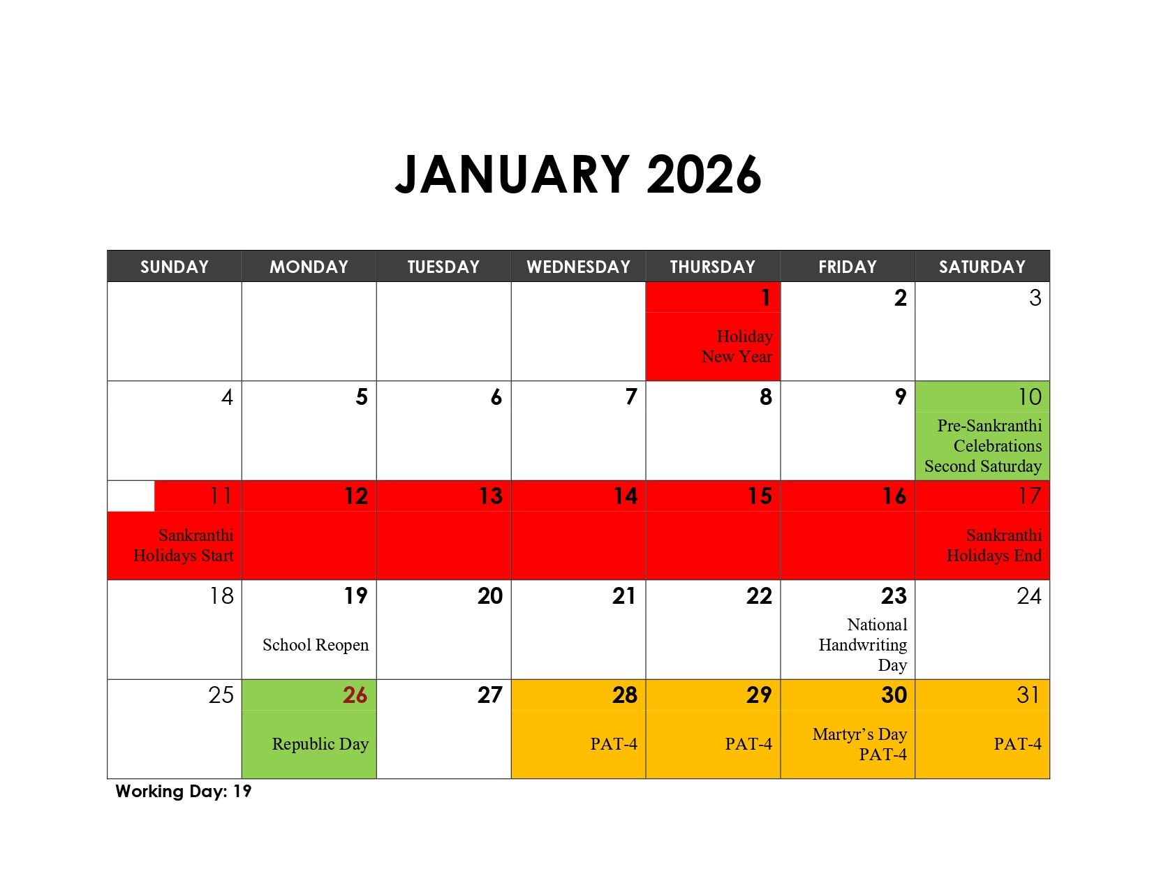 Academic Calendar, page 8
